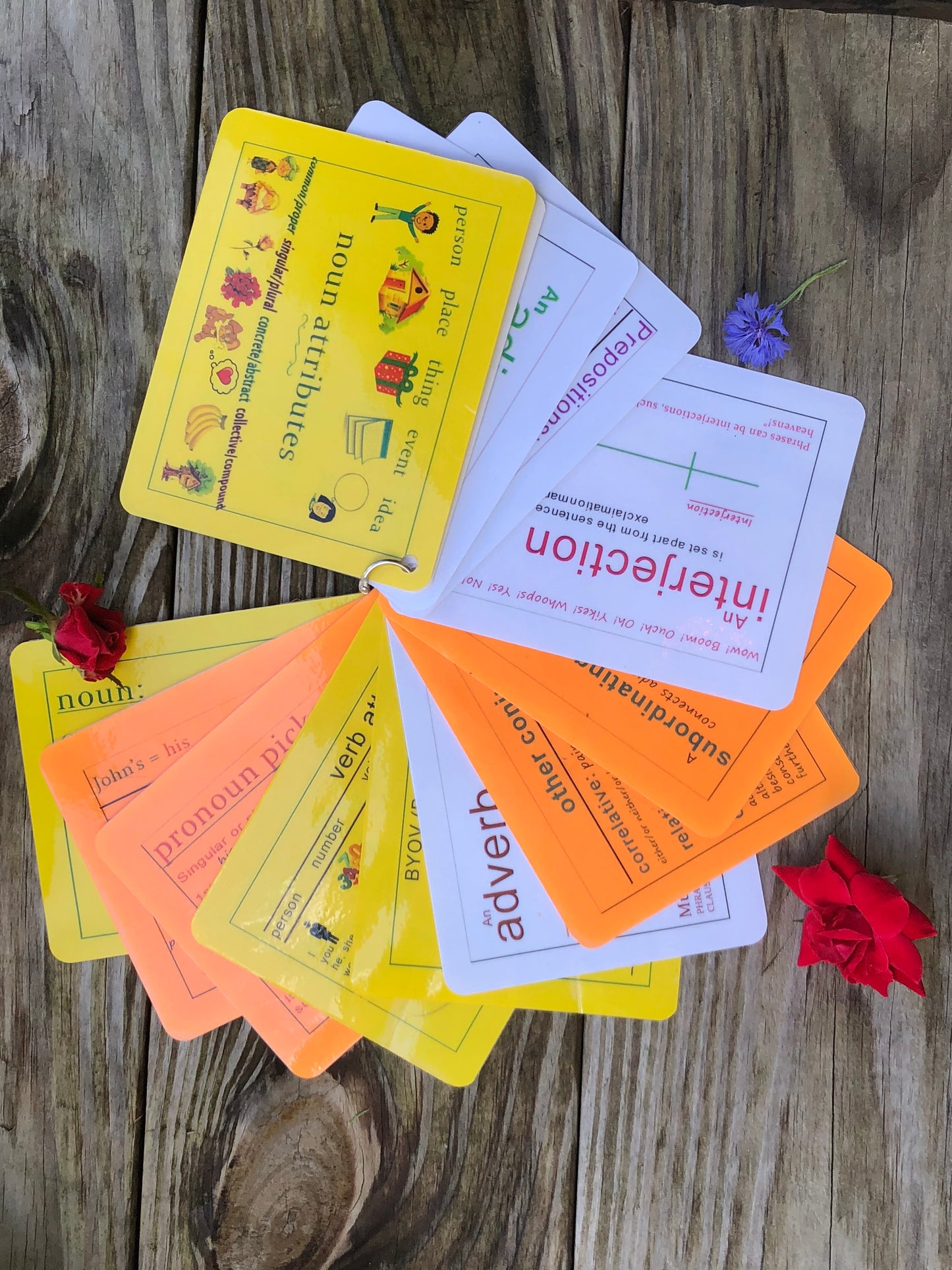 Parts of Speech Flashcards