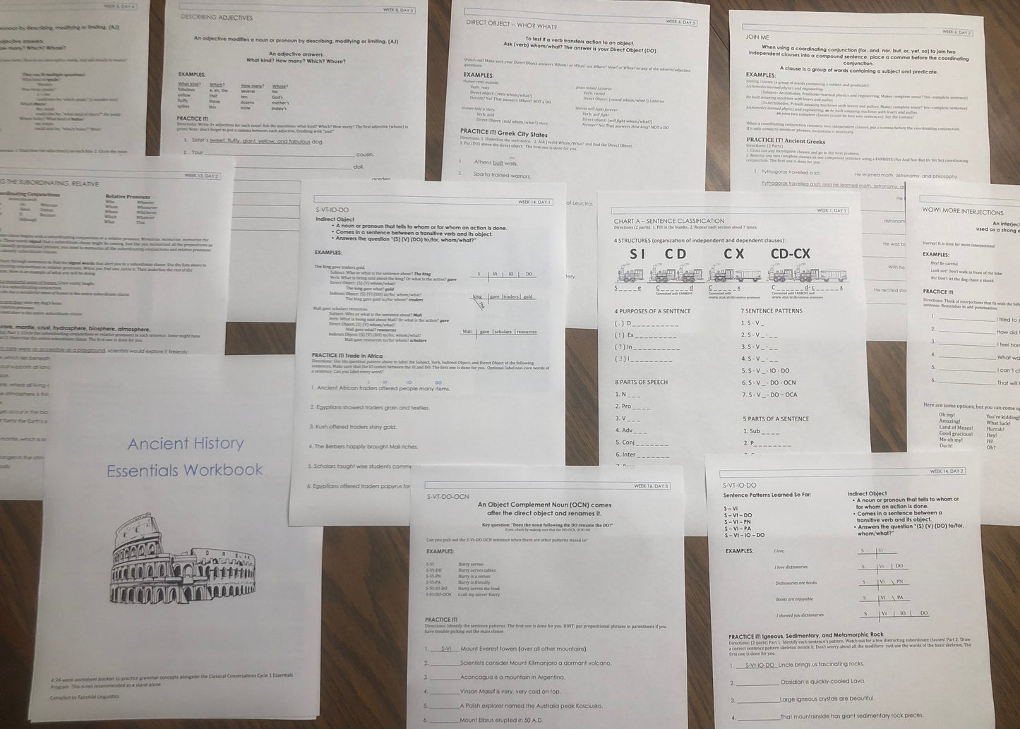 Ancient History Grammar Workbook