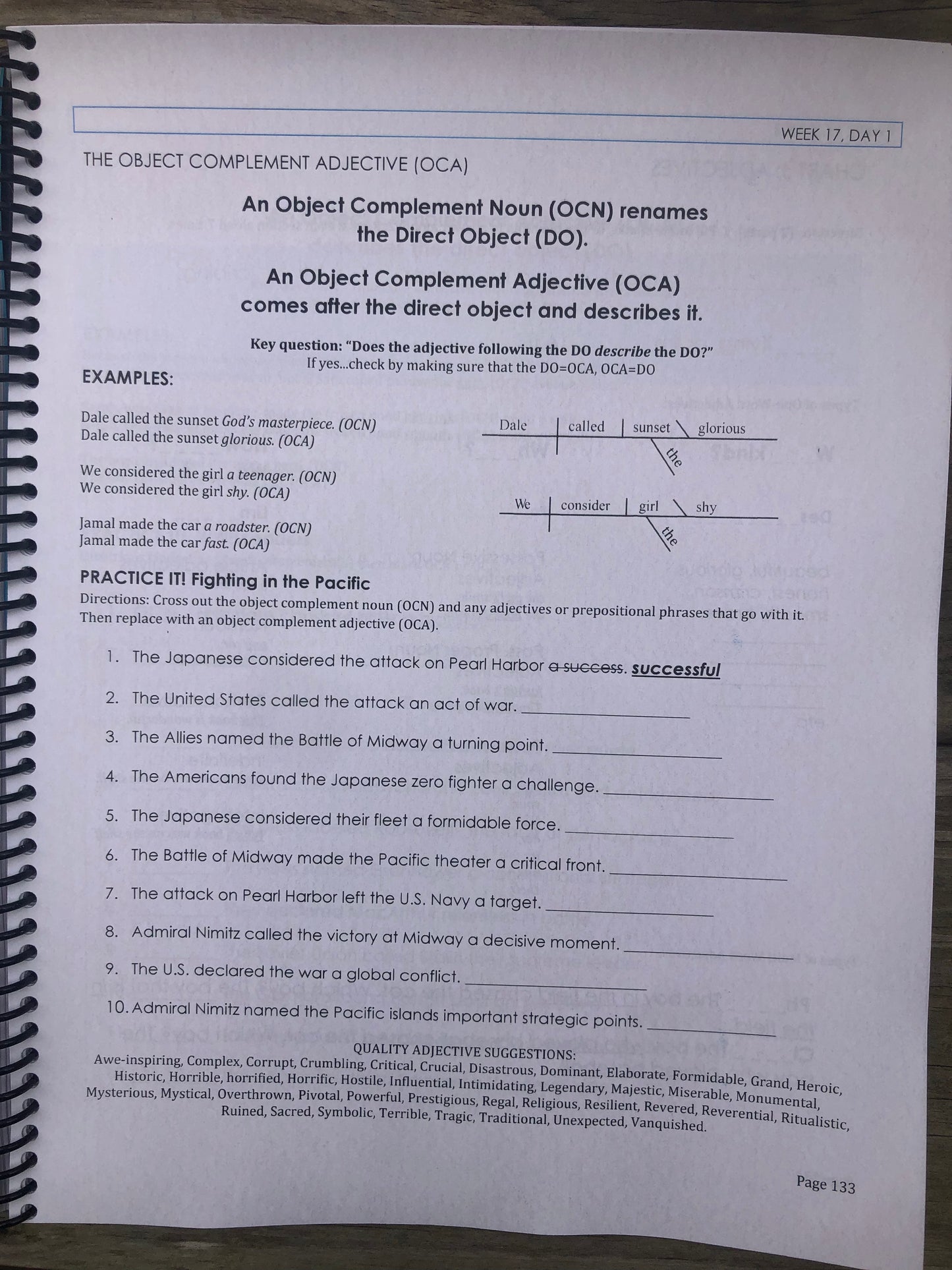 Medieval History Grammar Workbook